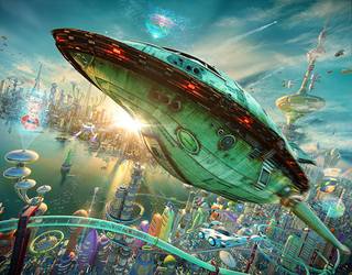 Illustration for article titled Futurama in photorealistic 3D is absolutely stunning